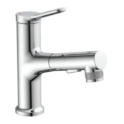WT-Armatur Variabel chrom Schnellmontageherausziehbare Brause 2 Strahlarten ^ Eisl Online