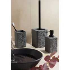 Zahnputzbecher Mod. Villata, grau ^ Wenko Clearance