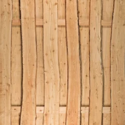 Zaun Juetland 180x180 cm LaercheBretter saegerau mit Baumkante ca. 20 mm ^ TETZNER & JENTZSCH Discount