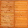 Zaun Kuopio Grundelement 180x180 cmDou kirschb. ^ Discount